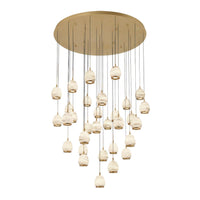LUCIDATA ROUND LED CHANDELIER (MULTIPLE SIZES) - robinsonco.ca