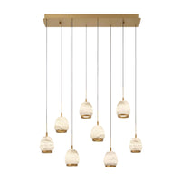LUCIDATA RECTANGULAR LED CHANDELIER (MULTIPLE SIZES) - robinsonco.ca