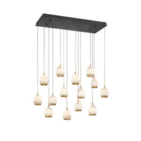 LUCIDATA RECTANGULAR LED CHANDELIER (MULTIPLE SIZES) - robinsonco.ca