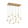 LUCIDATA RECTANGULAR LED CHANDELIER (MULTIPLE SIZES) - robinsonco.ca