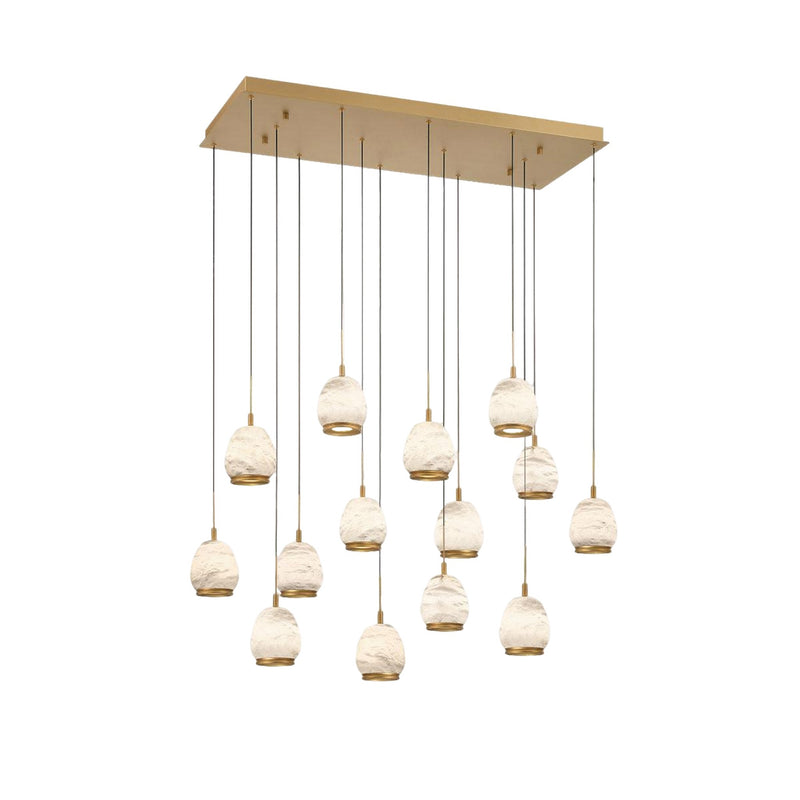 LUCIDATA RECTANGULAR LED CHANDELIER (MULTIPLE SIZES) - robinsonco.ca