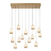 LUCIDATA RECTANGULAR LED CHANDELIER (MULTIPLE SIZES) - robinsonco.ca