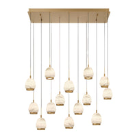 LUCIDATA RECTANGULAR LED CHANDELIER (MULTIPLE SIZES) - robinsonco.ca