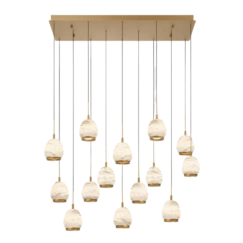 LUCIDATA RECTANGULAR LED CHANDELIER (MULTIPLE SIZES) - robinsonco.ca