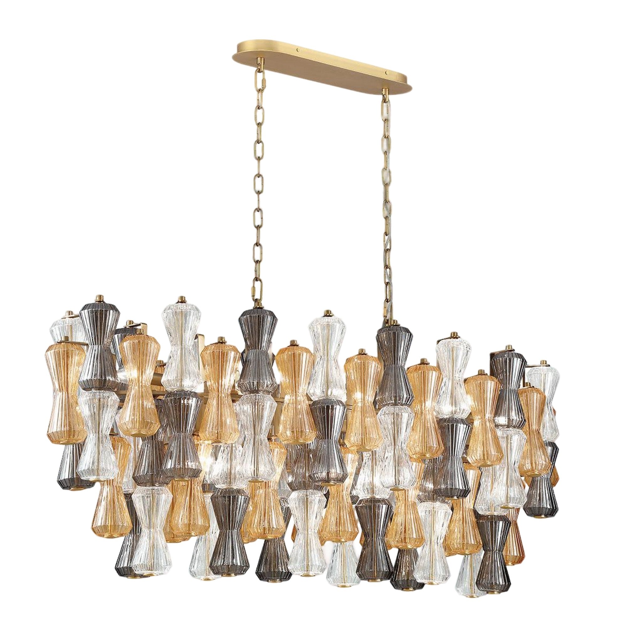 VENETO 13-LIGHT OVAL CHANDELIER - robinsonco.ca