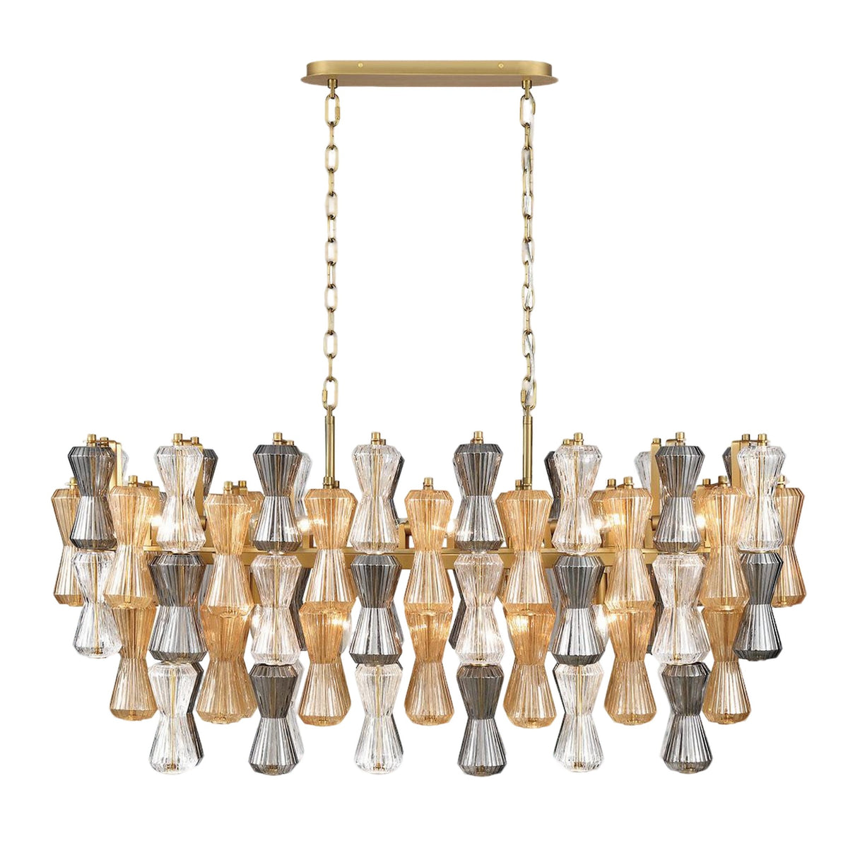 VENETO 13-LIGHT OVAL CHANDELIER - robinsonco.ca