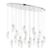 SORRENTO OVAL LED CHANDELIER (MULTIPLE SIZES) - robinsonco.ca