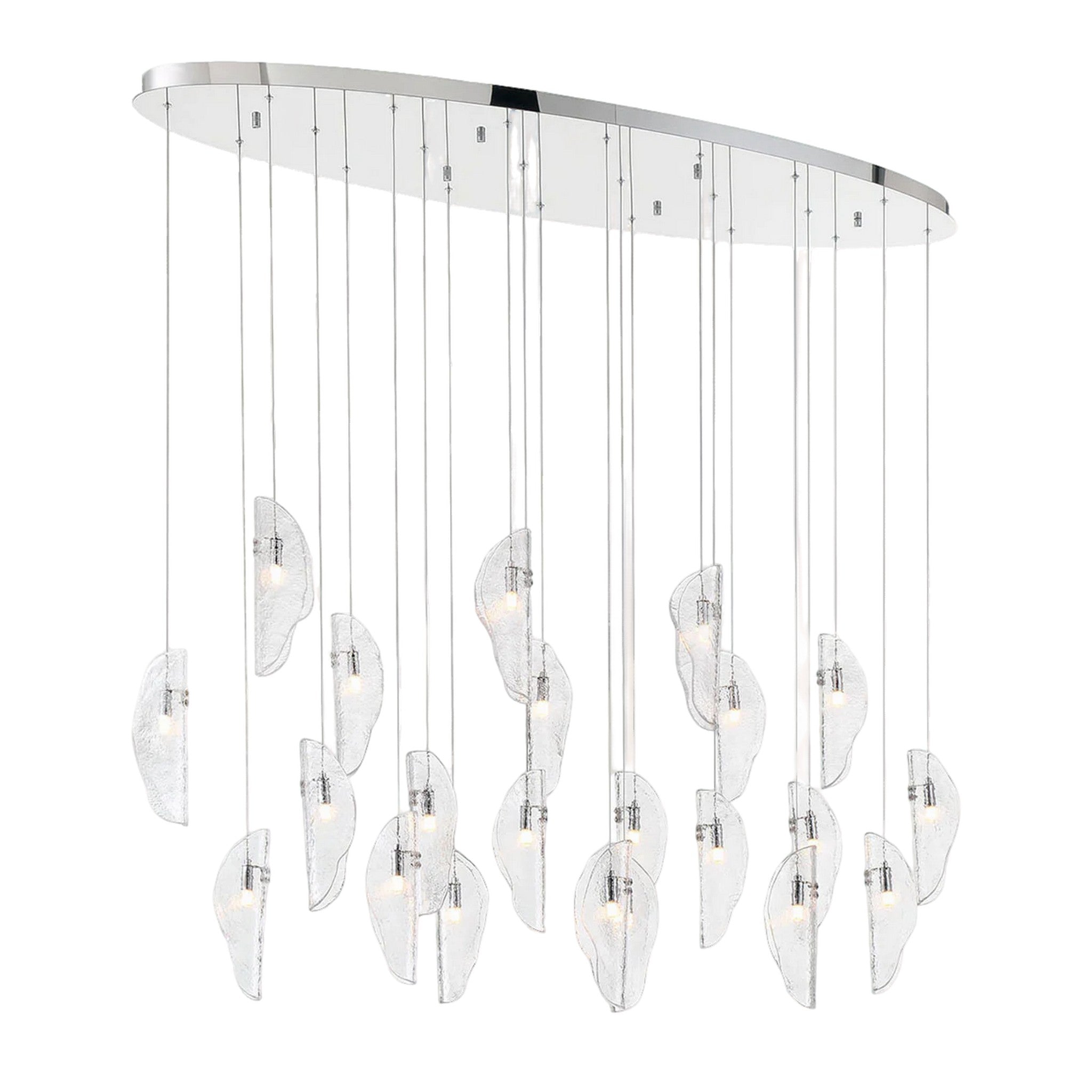 SORRENTO OVAL LED CHANDELIER (MULTIPLE SIZES) - robinsonco.ca