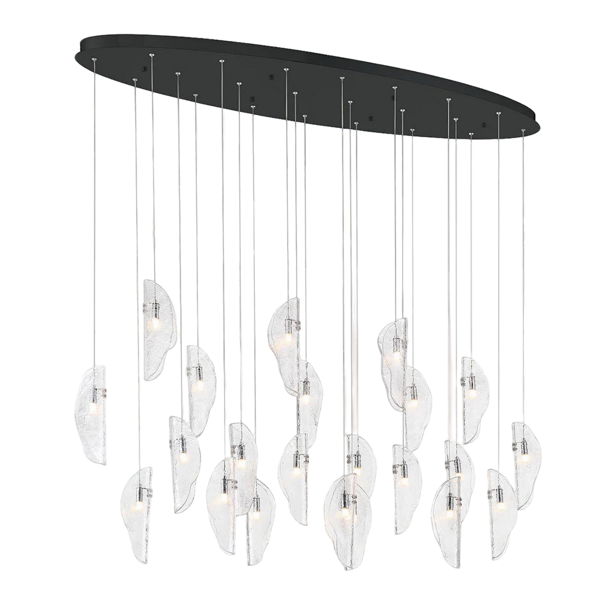 SORRENTO OVAL LED CHANDELIER (MULTIPLE SIZES) - robinsonco.ca