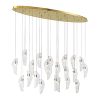 SORRENTO OVAL LED CHANDELIER (MULTIPLE SIZES) - robinsonco.ca