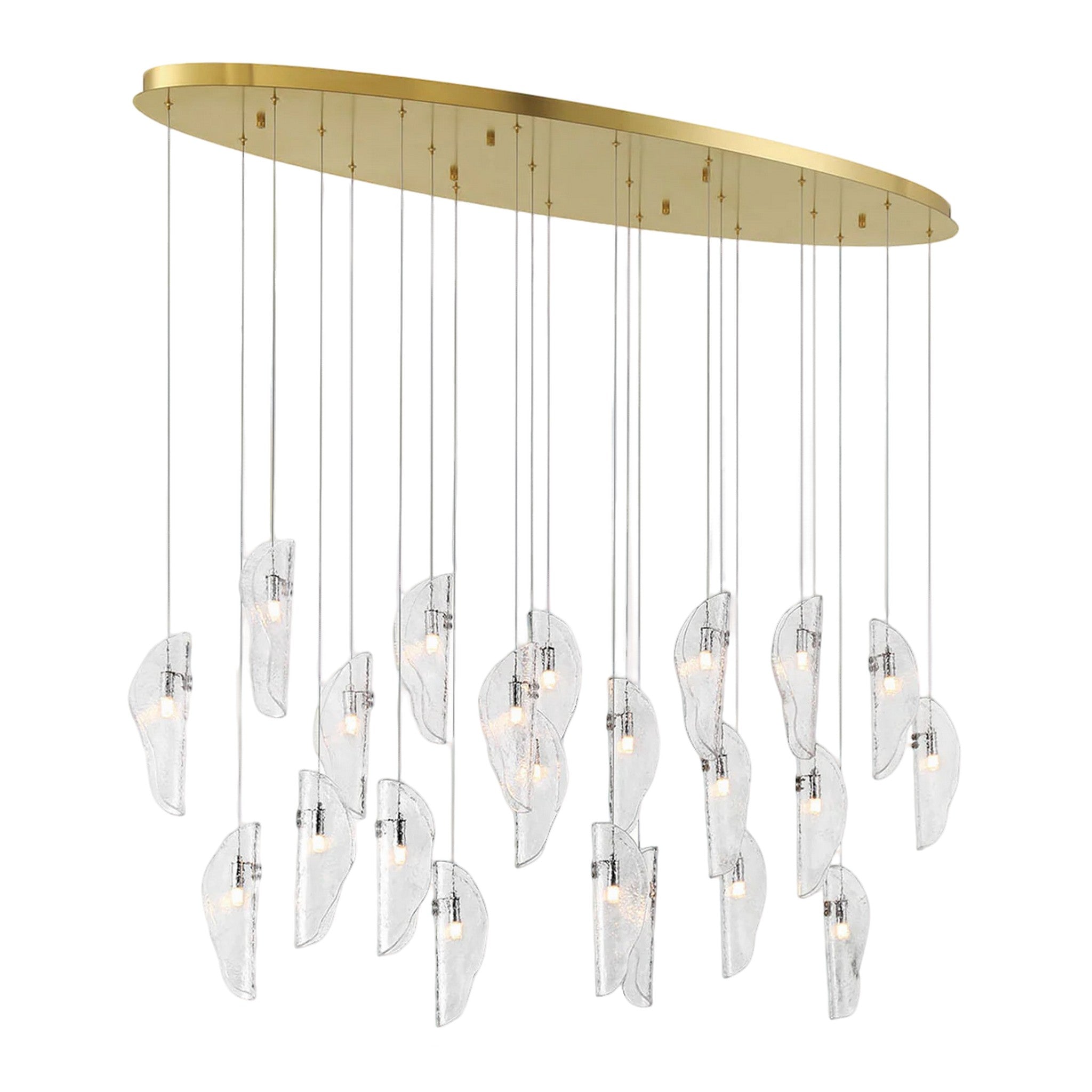 SORRENTO OVAL LED CHANDELIER (MULTIPLE SIZES) - robinsonco.ca