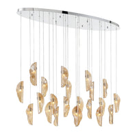 SORRENTO OVAL LED CHANDELIER (MULTIPLE SIZES) - robinsonco.ca