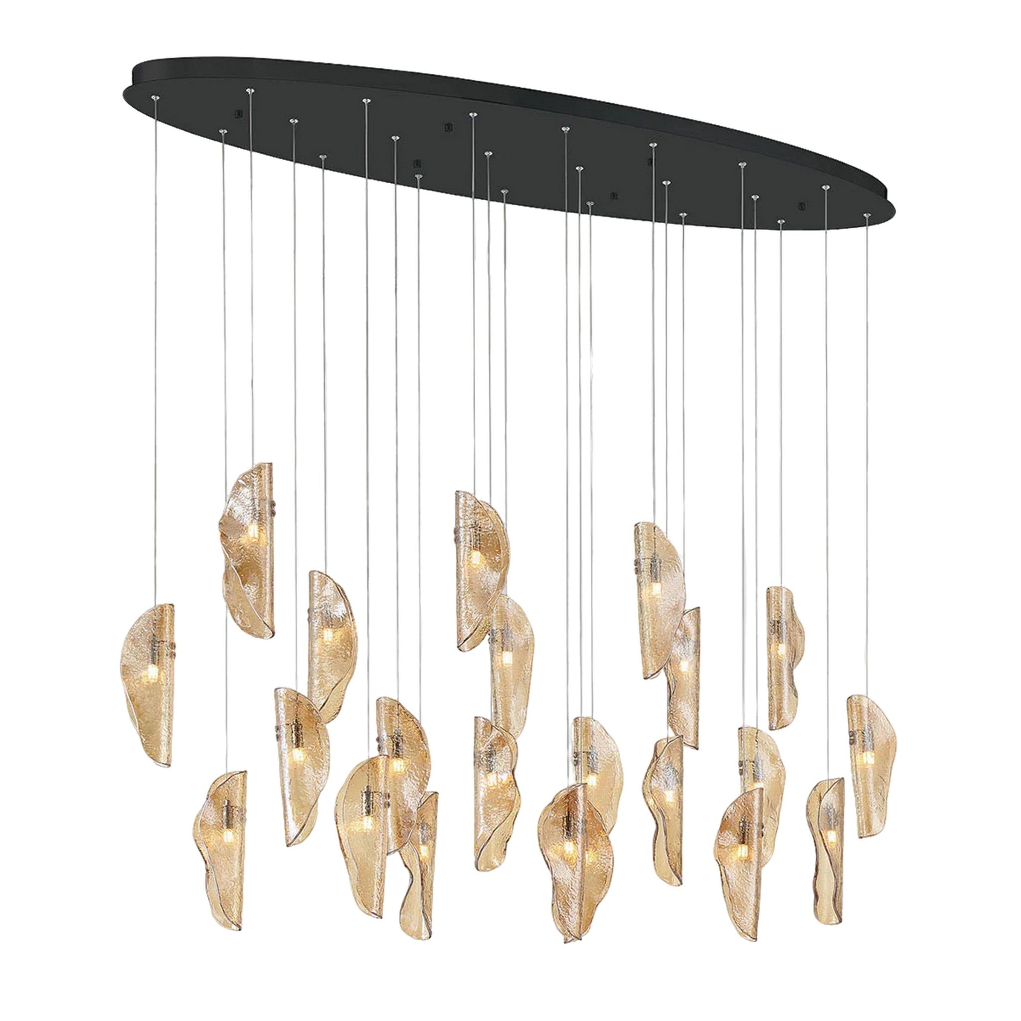 SORRENTO OVAL LED CHANDELIER (MULTIPLE SIZES) - robinsonco.ca