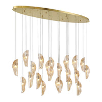 SORRENTO OVAL LED CHANDELIER (MULTIPLE SIZES) - robinsonco.ca