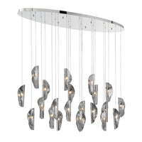 SORRENTO OVAL LED CHANDELIER (MULTIPLE SIZES) - robinsonco.ca