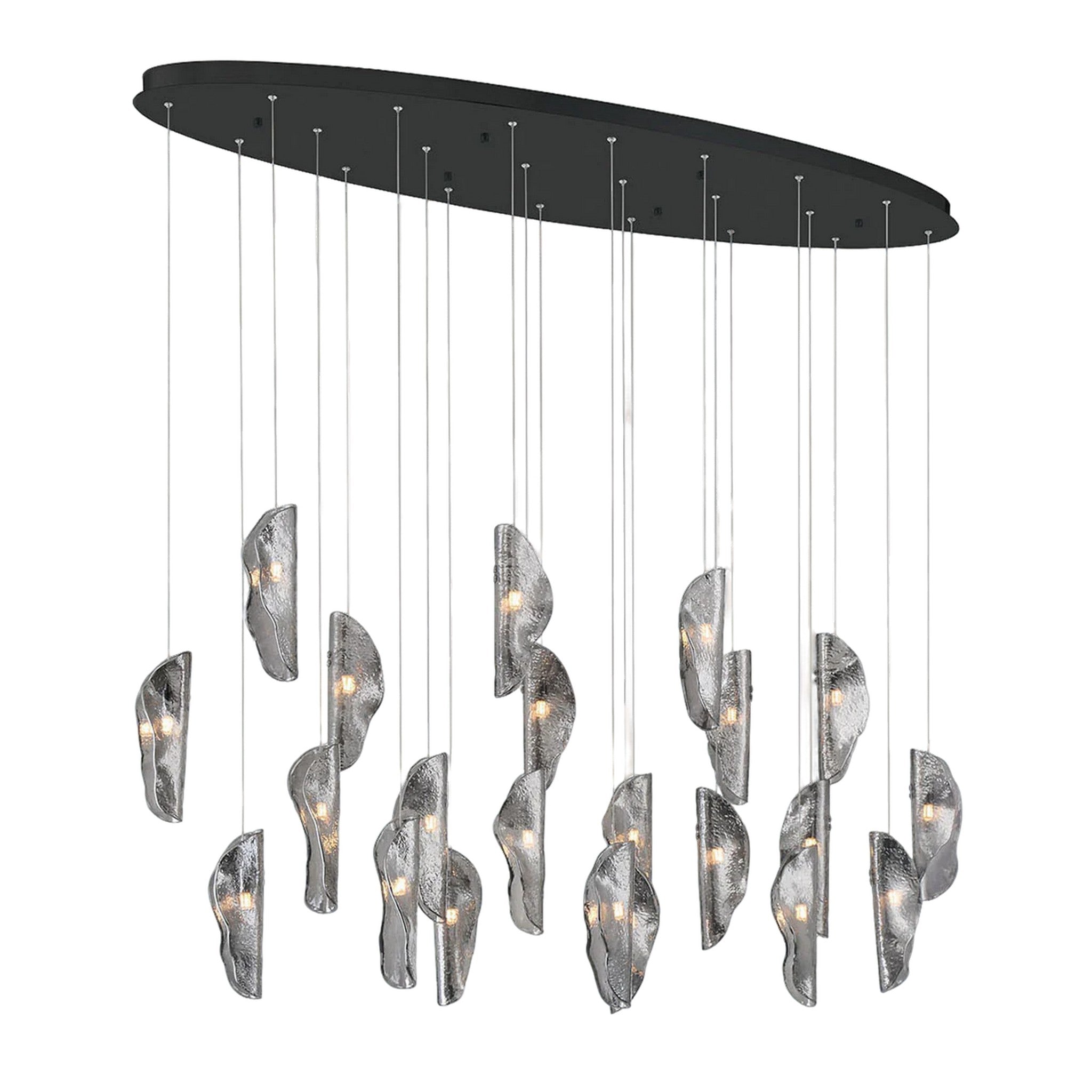 SORRENTO OVAL LED CHANDELIER (MULTIPLE SIZES) - robinsonco.ca