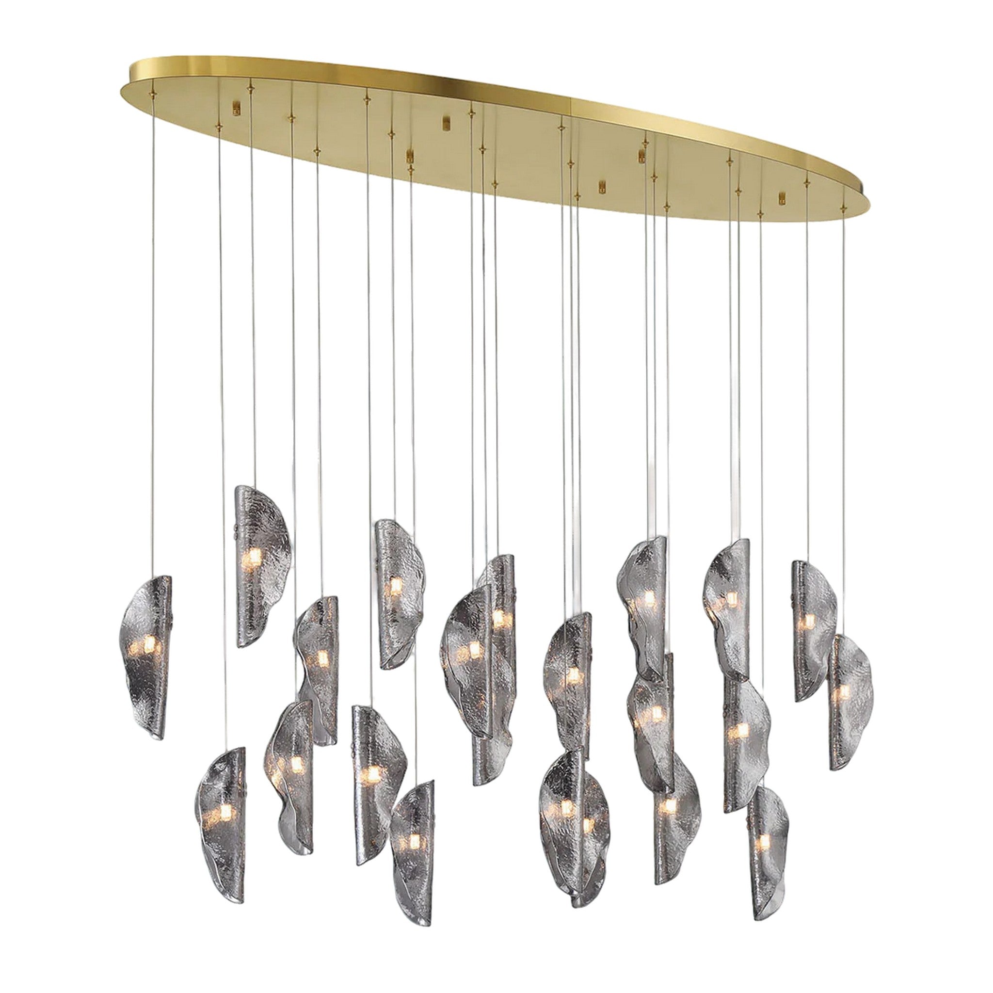 SORRENTO OVAL LED CHANDELIER (MULTIPLE SIZES) - robinsonco.ca