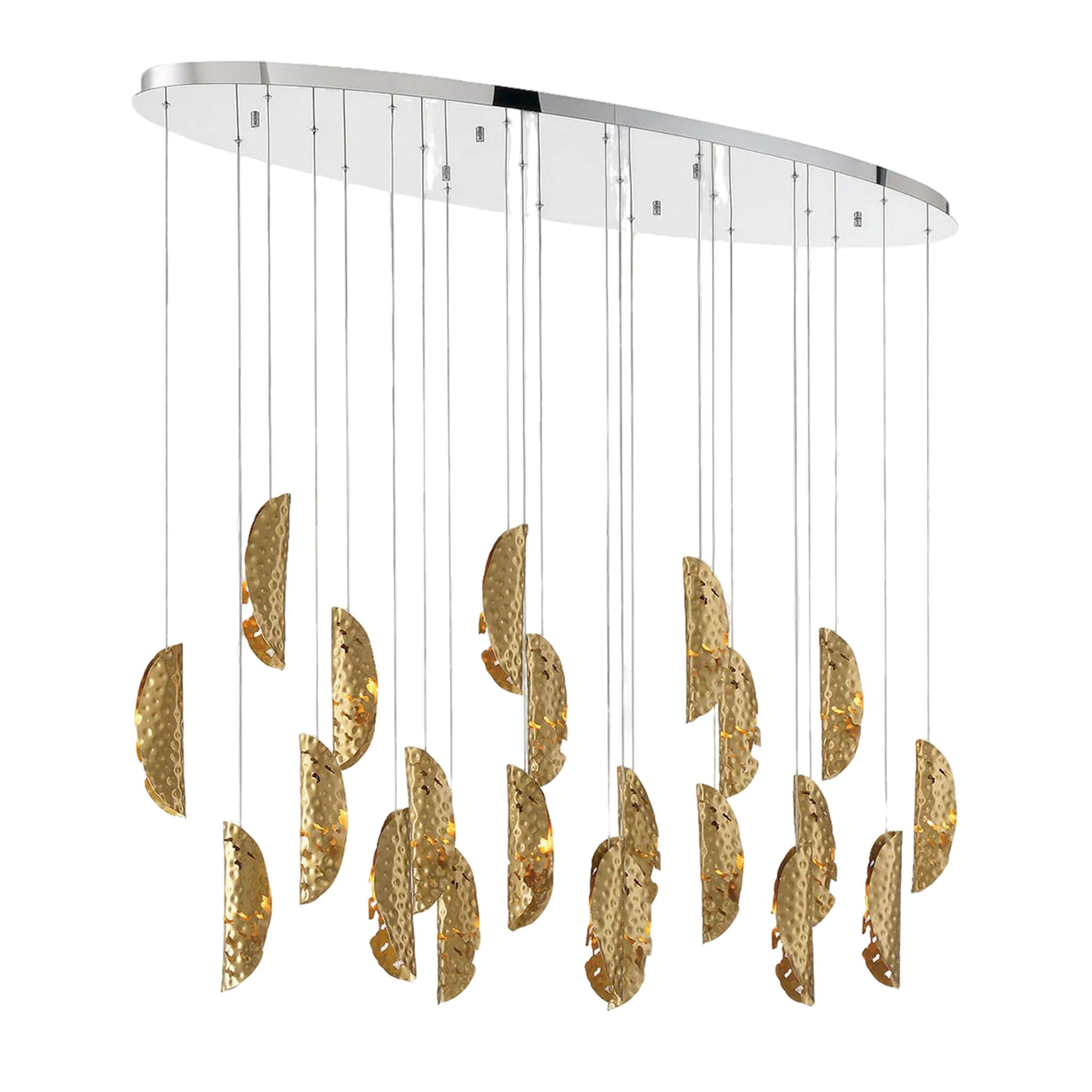 SORRENTO OVAL LED CHANDELIER (MULTIPLE SIZES) - robinsonco.ca