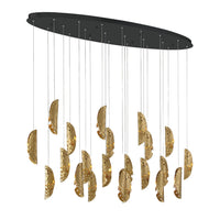 SORRENTO OVAL LED CHANDELIER (MULTIPLE SIZES) - robinsonco.ca