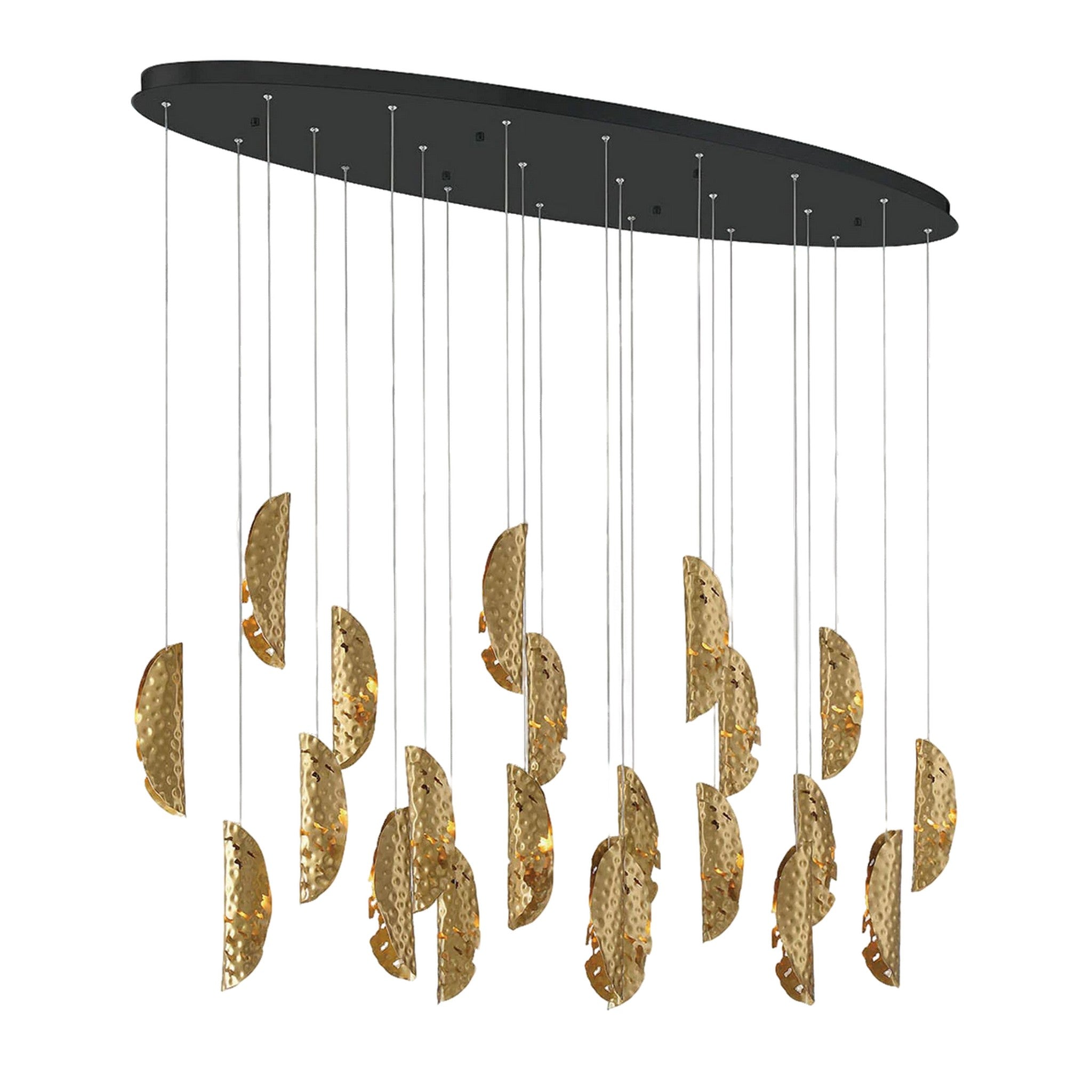 SORRENTO OVAL LED CHANDELIER (MULTIPLE SIZES) - robinsonco.ca