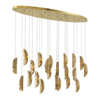 SORRENTO OVAL LED CHANDELIER (MULTIPLE SIZES) - robinsonco.ca
