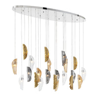 SORRENTO OVAL LED CHANDELIER (MULTIPLE SIZES) - robinsonco.ca