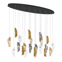 SORRENTO OVAL LED CHANDELIER (MULTIPLE SIZES) - robinsonco.ca