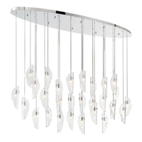 SORRENTO OVAL LED CHANDELIER (MULTIPLE SIZES) - robinsonco.ca