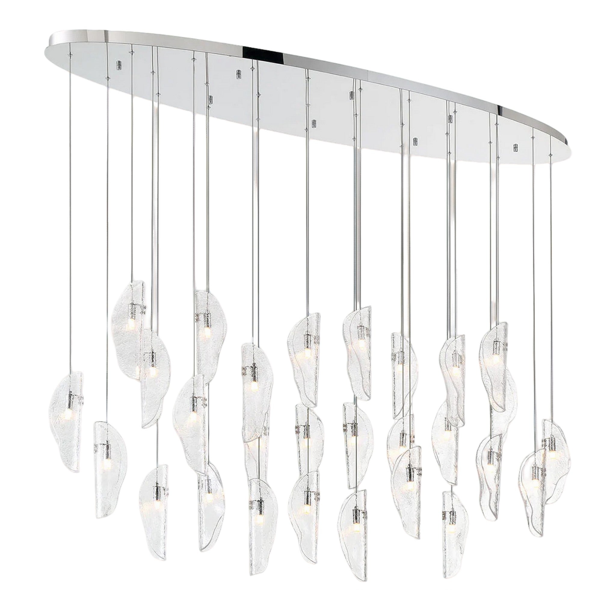 SORRENTO OVAL LED CHANDELIER (MULTIPLE SIZES) - robinsonco.ca