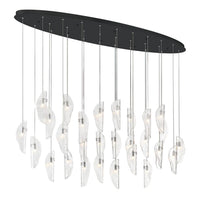 SORRENTO OVAL LED CHANDELIER (MULTIPLE SIZES) - robinsonco.ca