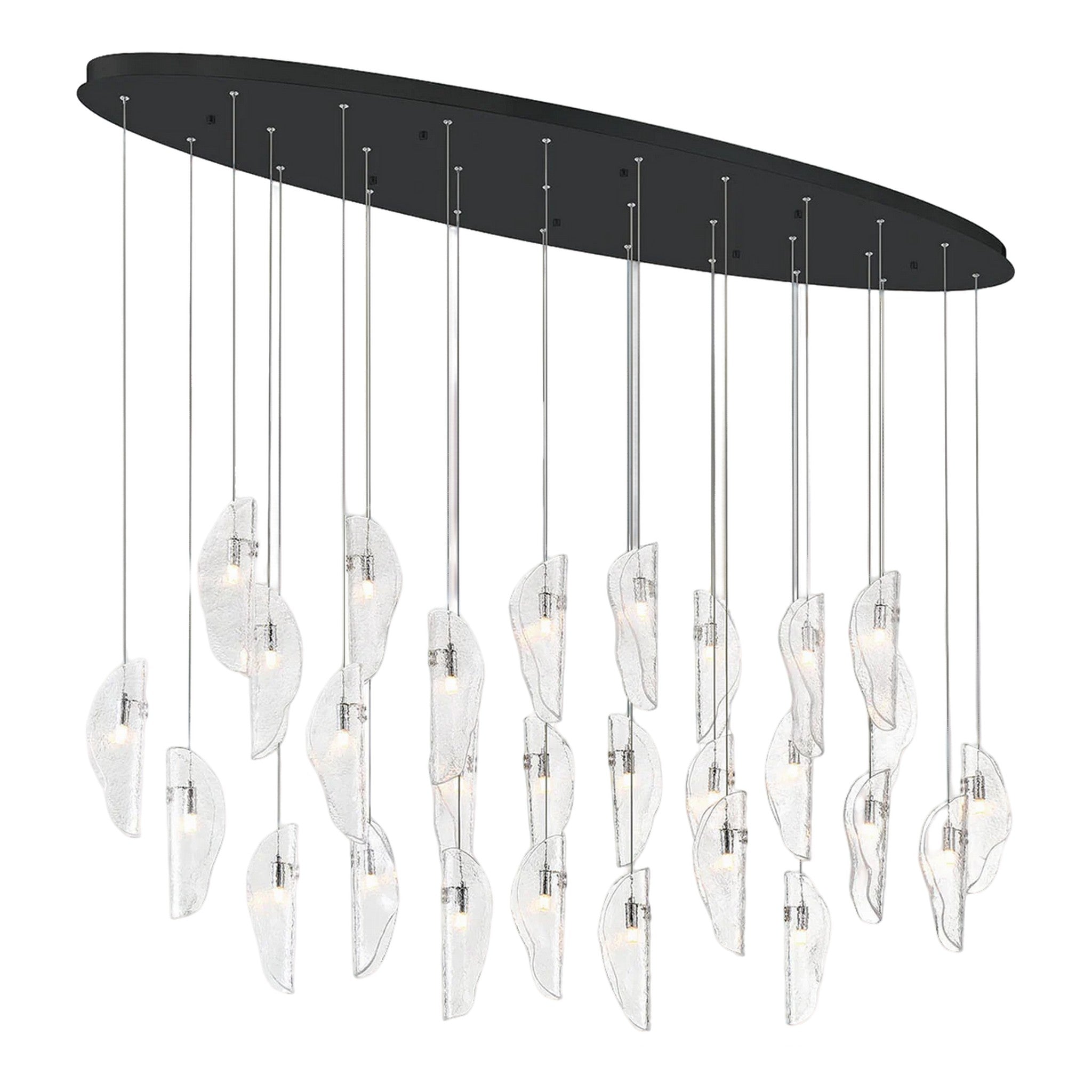 SORRENTO OVAL LED CHANDELIER (MULTIPLE SIZES) - robinsonco.ca