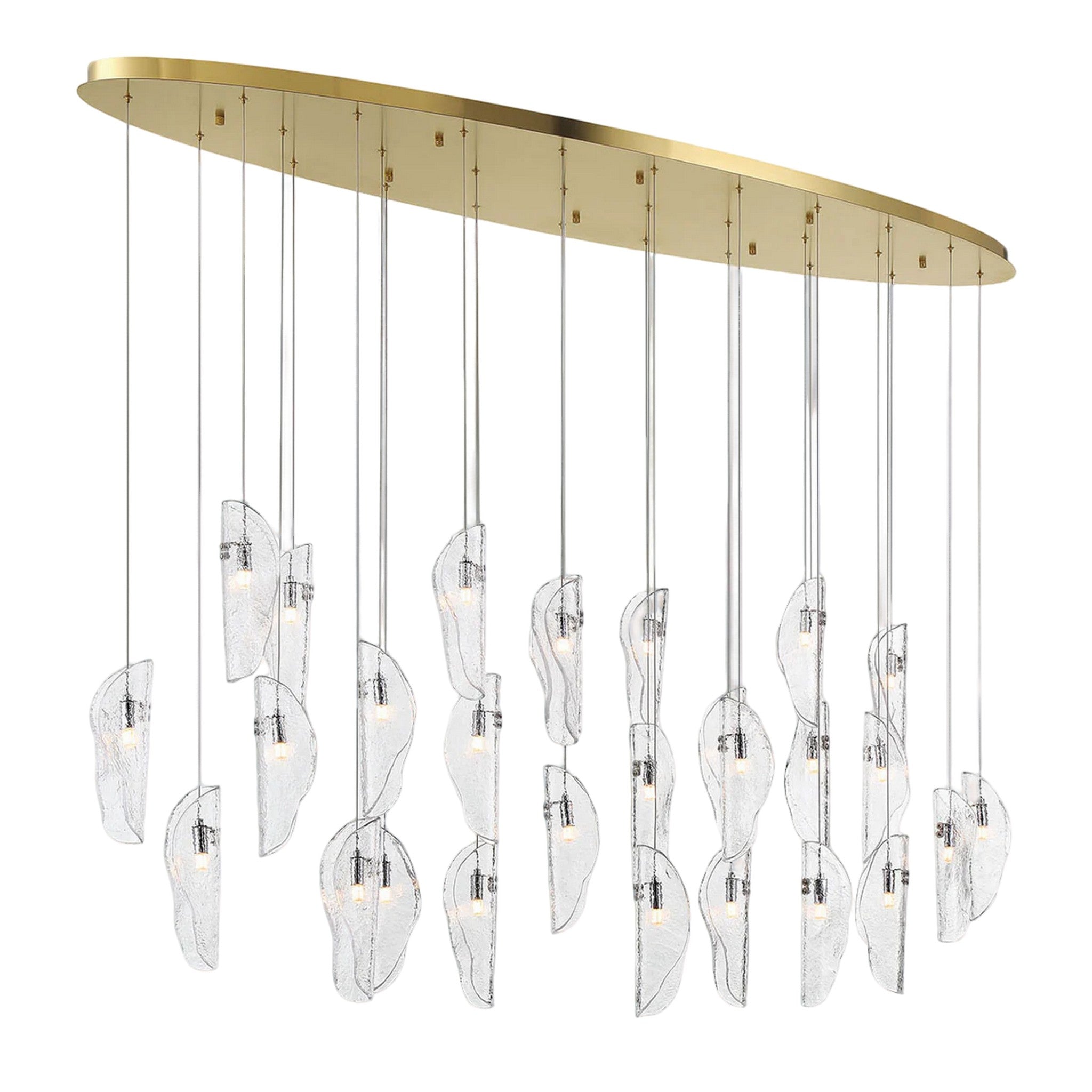 SORRENTO OVAL LED CHANDELIER (MULTIPLE SIZES) - robinsonco.ca
