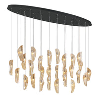 SORRENTO OVAL LED CHANDELIER (MULTIPLE SIZES) - robinsonco.ca