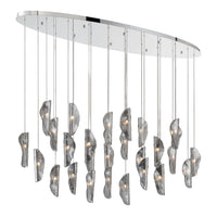 SORRENTO OVAL LED CHANDELIER (MULTIPLE SIZES) - robinsonco.ca