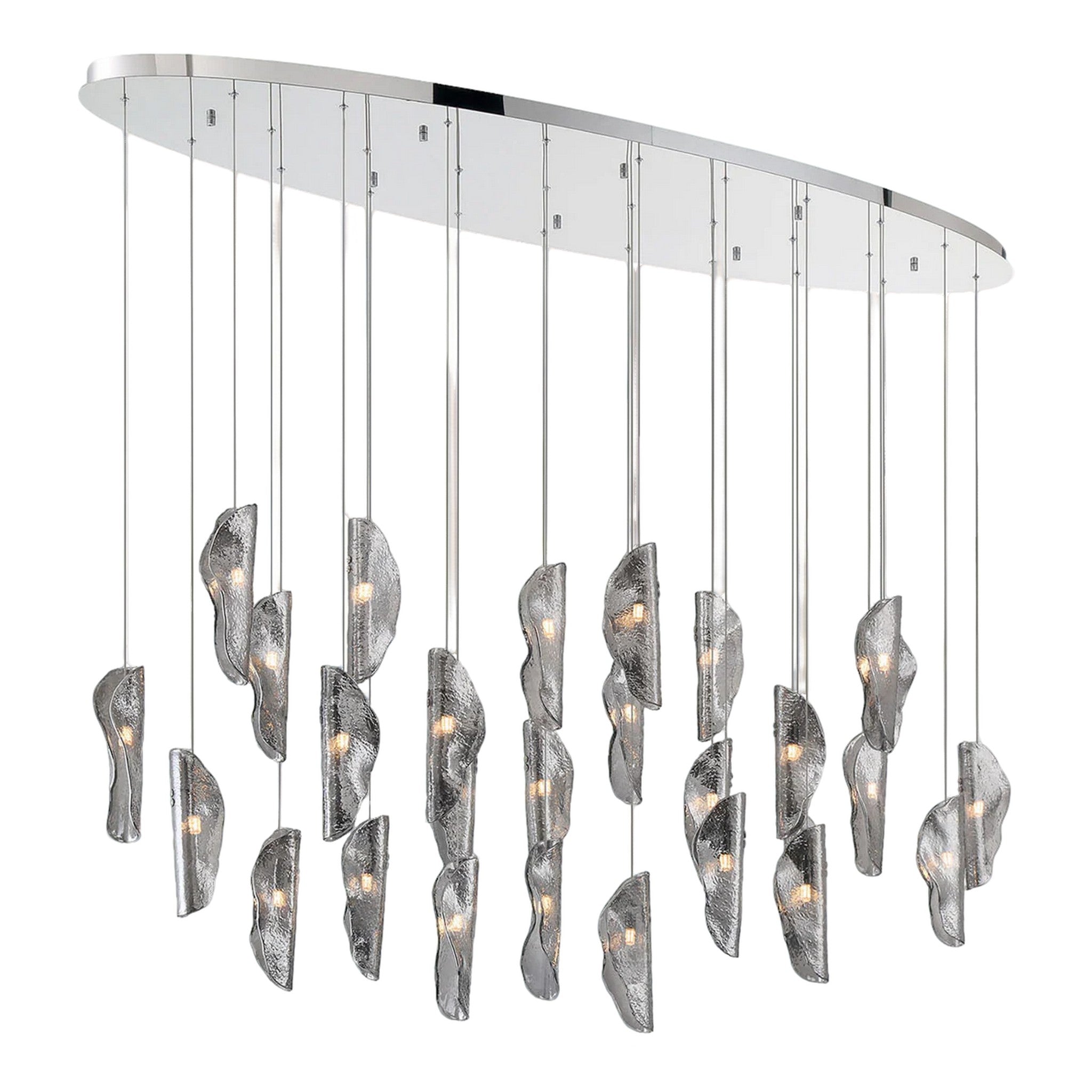 SORRENTO OVAL LED CHANDELIER (MULTIPLE SIZES) - robinsonco.ca