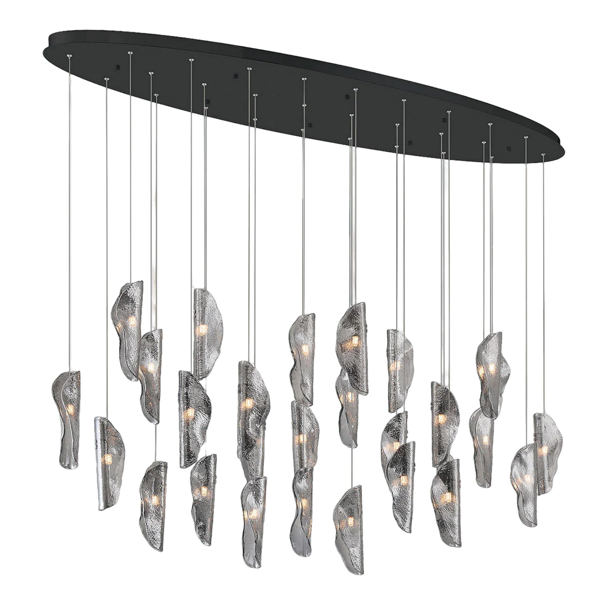 SORRENTO OVAL LED CHANDELIER (MULTIPLE SIZES) - robinsonco.ca