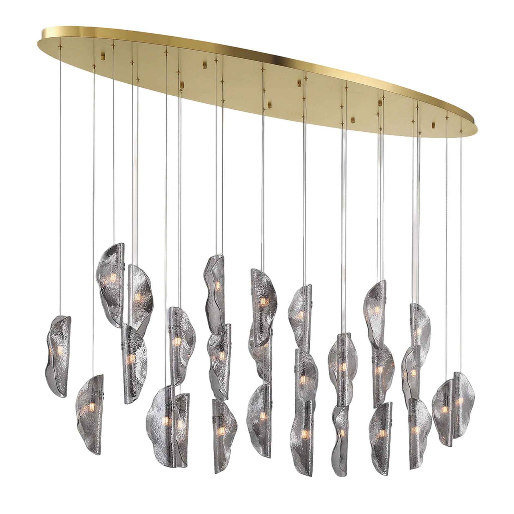 SORRENTO OVAL LED CHANDELIER (MULTIPLE SIZES) - robinsonco.ca