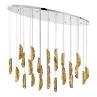SORRENTO OVAL LED CHANDELIER (MULTIPLE SIZES) - robinsonco.ca