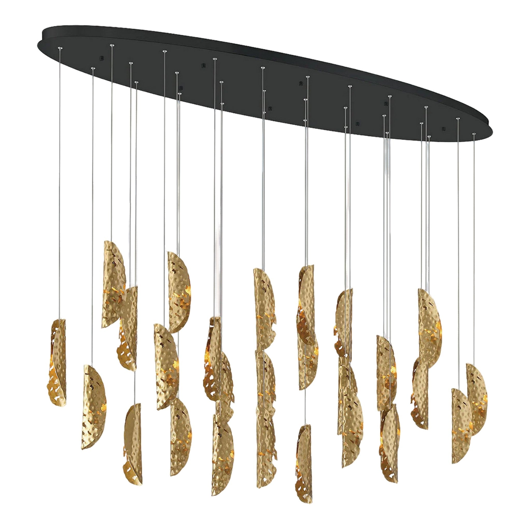 SORRENTO OVAL LED CHANDELIER (MULTIPLE SIZES) - robinsonco.ca