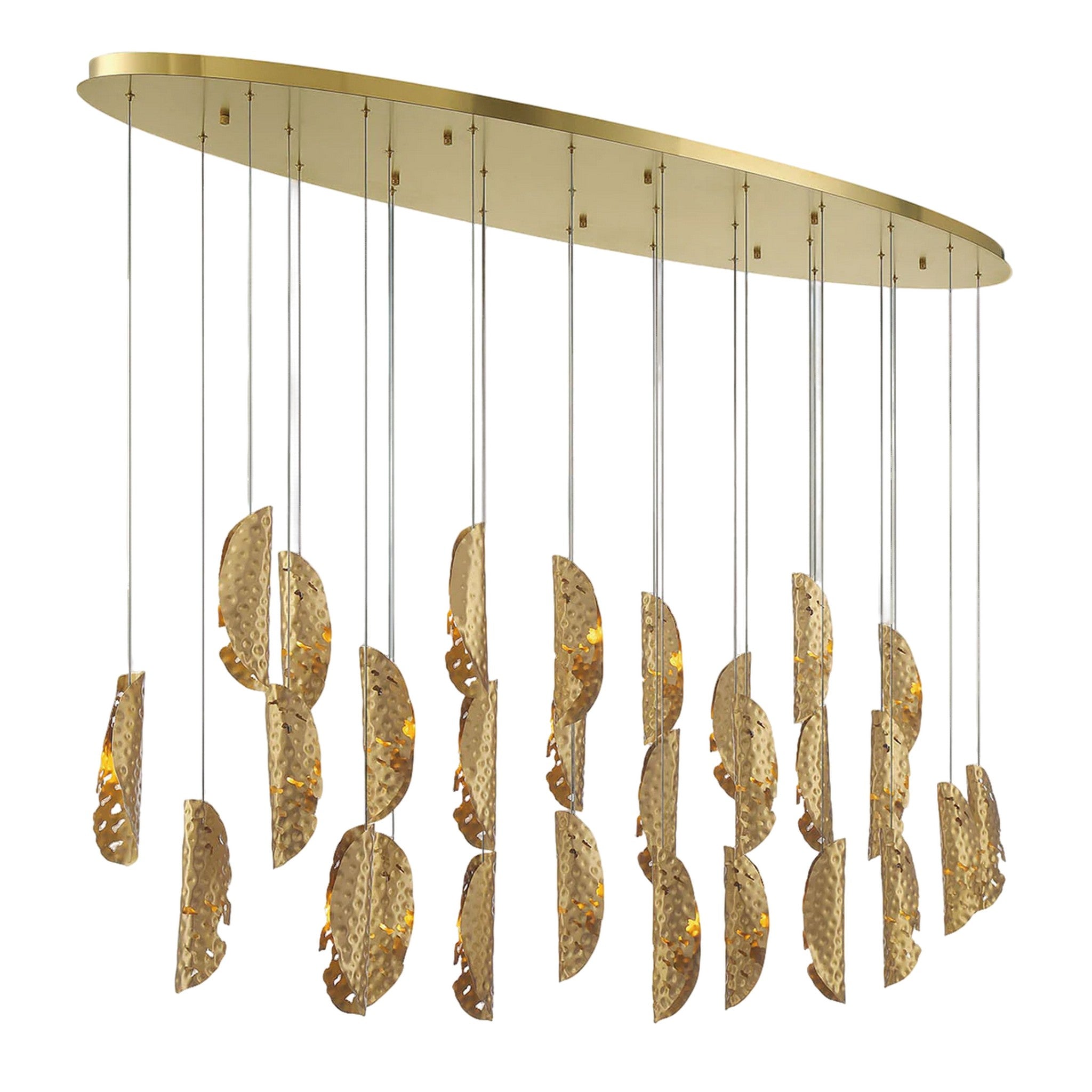 SORRENTO OVAL LED CHANDELIER (MULTIPLE SIZES) - robinsonco.ca