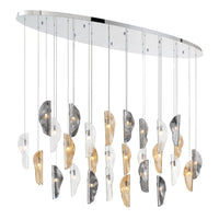SORRENTO OVAL LED CHANDELIER (MULTIPLE SIZES) - robinsonco.ca