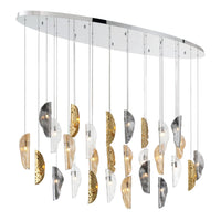 SORRENTO OVAL LED CHANDELIER (MULTIPLE SIZES) - robinsonco.ca