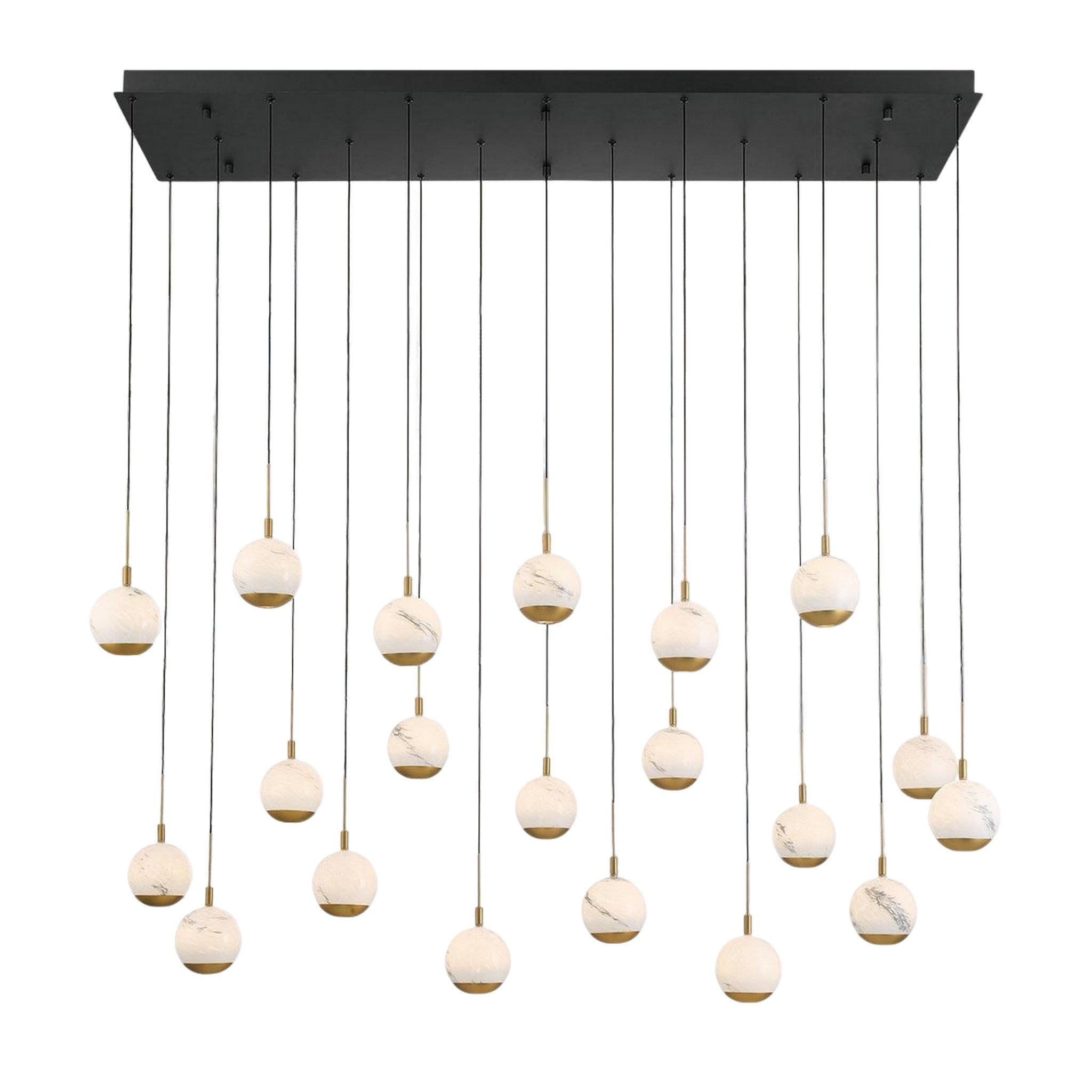 BAVENO RECTANGULAR LED CHANDELIER (MULTIPLE SIZES) - robinsonco.ca