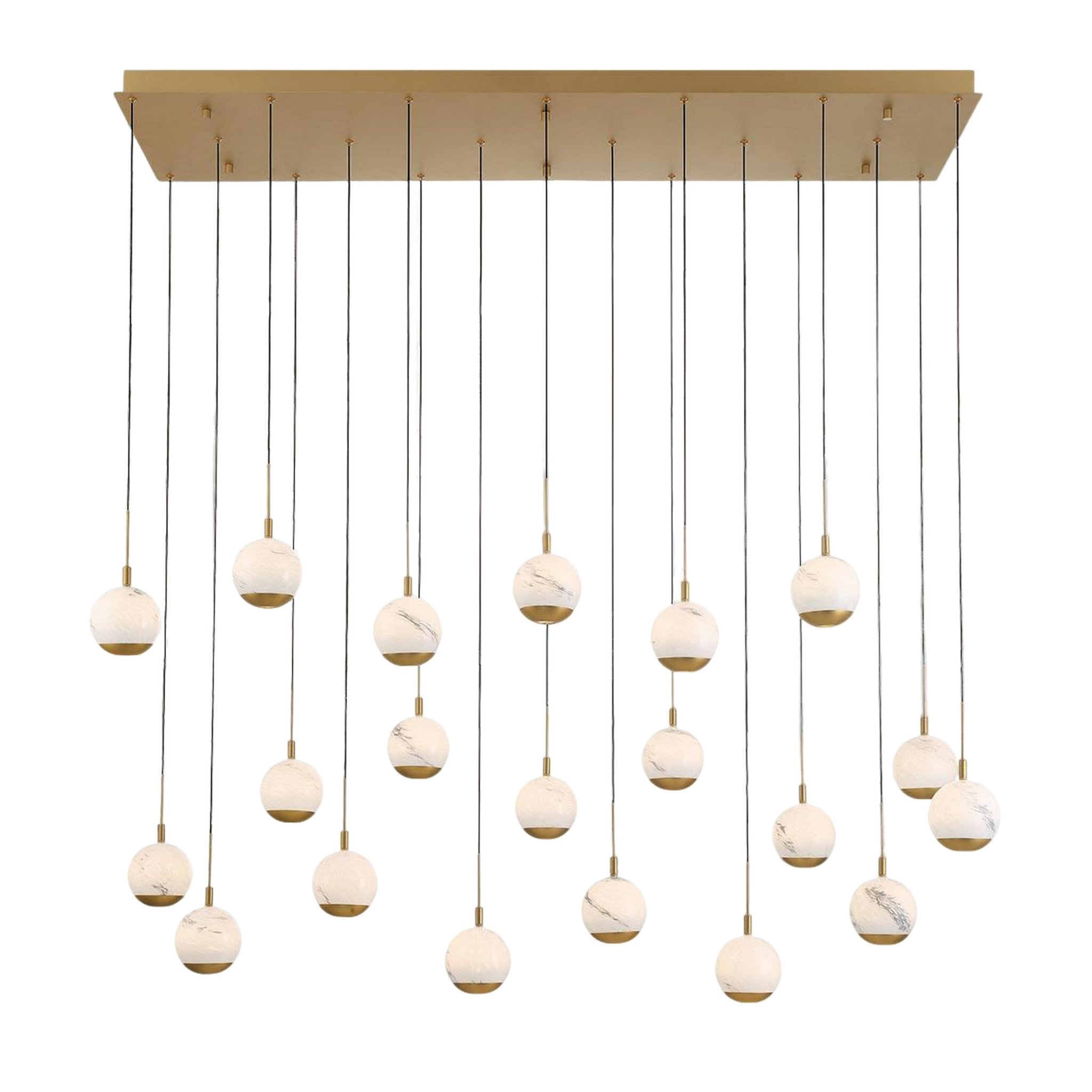 BAVENO RECTANGULAR LED CHANDELIER (MULTIPLE SIZES) - robinsonco.ca