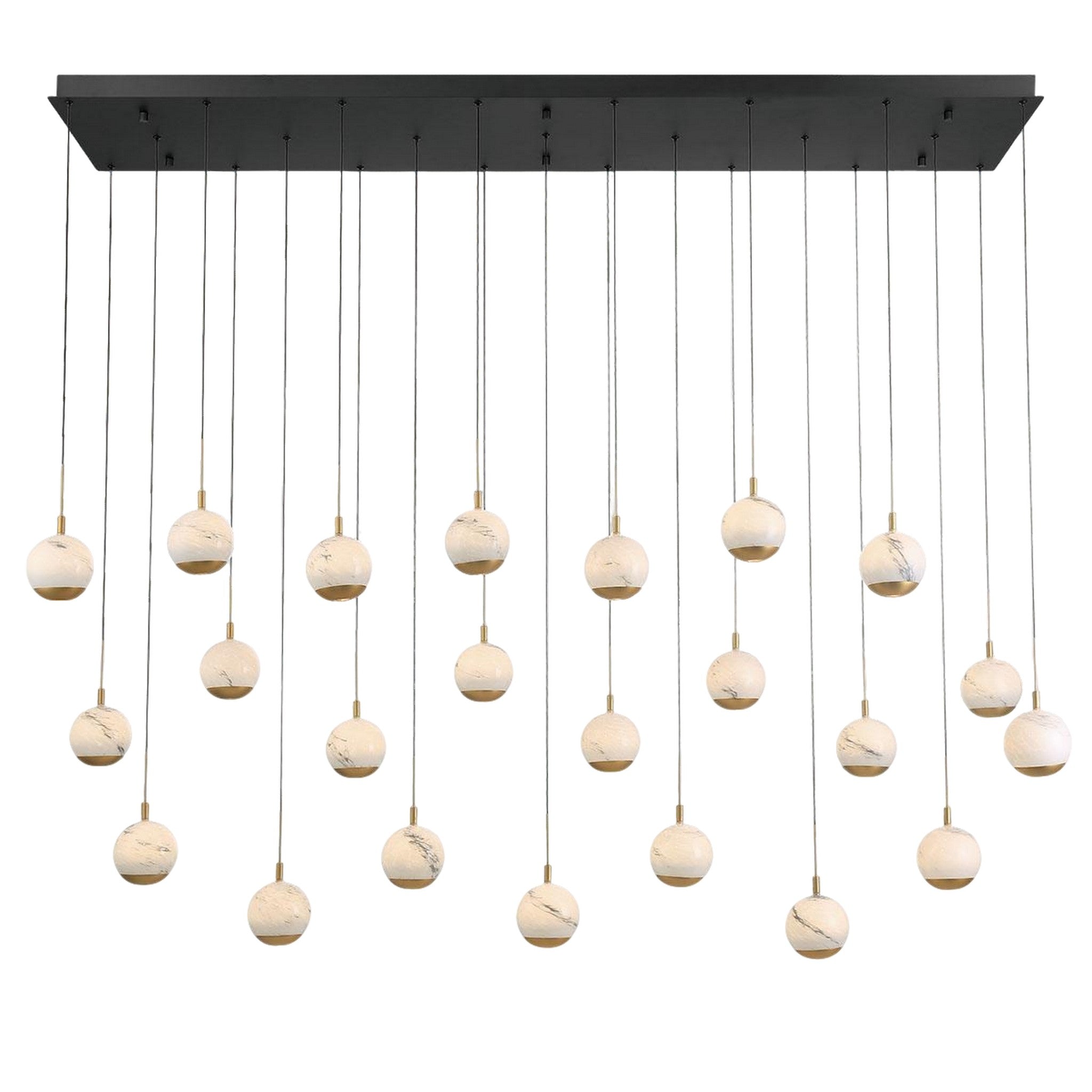 BAVENO RECTANGULAR LED CHANDELIER (MULTIPLE SIZES) - robinsonco.ca