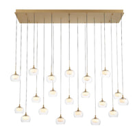 MANAROLA RECTANGULAR LED CHANDELIER (MULTIPLE SIZES) - robinsonco.ca
