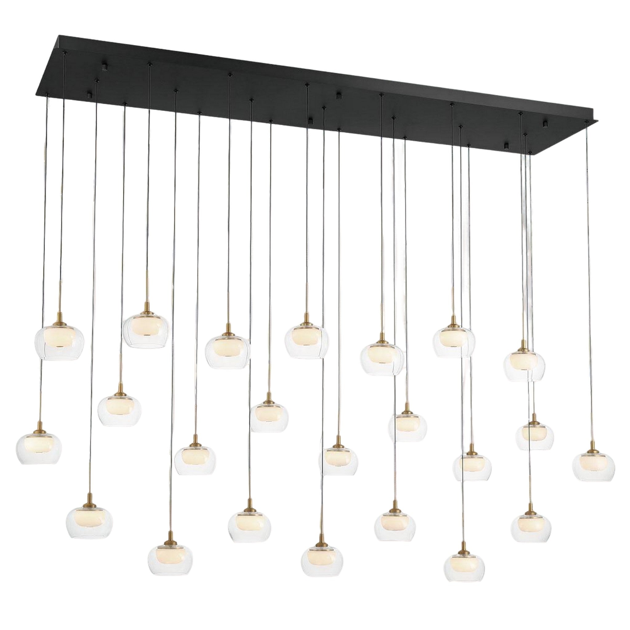 MANAROLA RECTANGULAR LED CHANDELIER (MULTIPLE SIZES) - robinsonco.ca