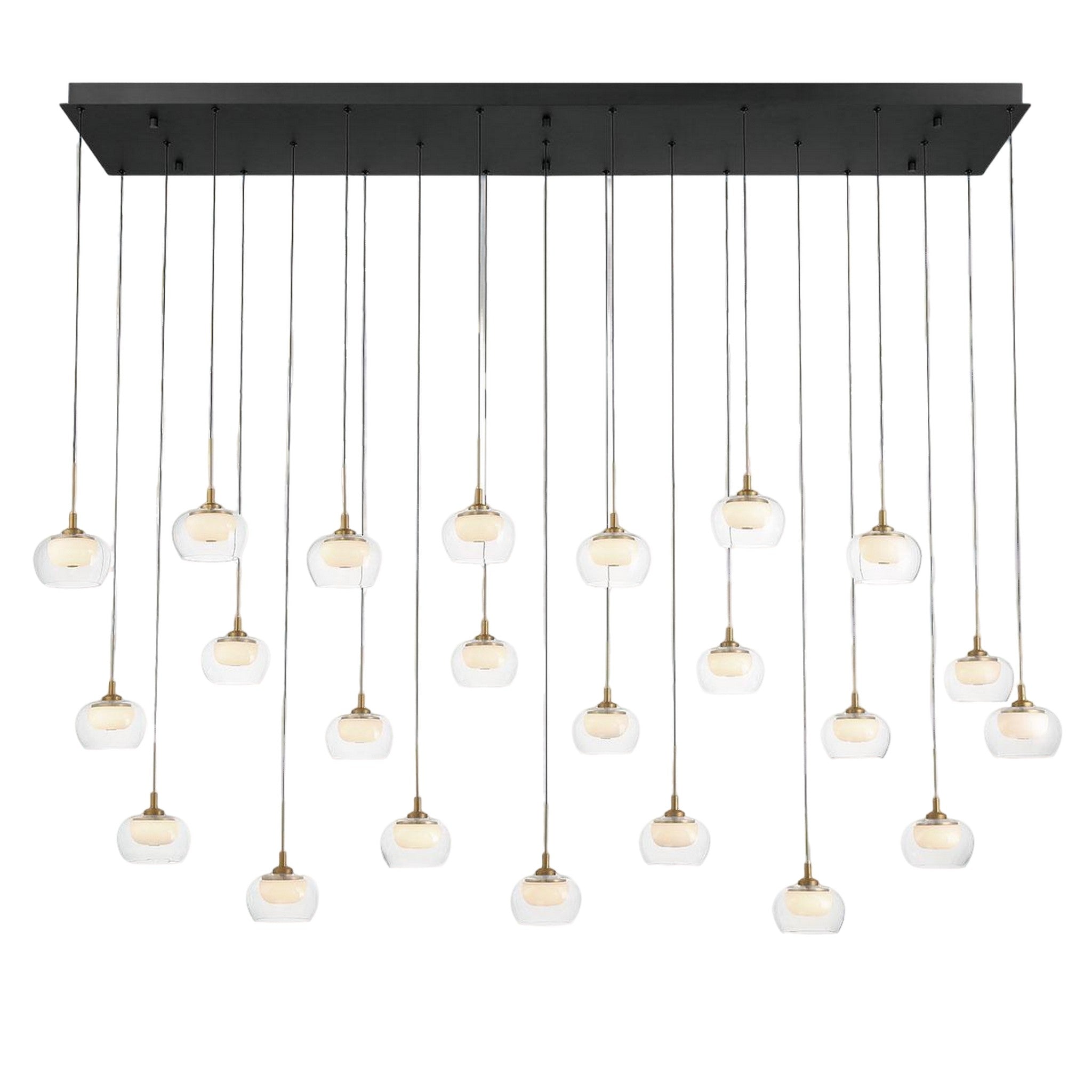MANAROLA RECTANGULAR LED CHANDELIER (MULTIPLE SIZES) - robinsonco.ca