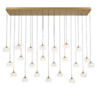 MANAROLA RECTANGULAR LED CHANDELIER (MULTIPLE SIZES) - robinsonco.ca
