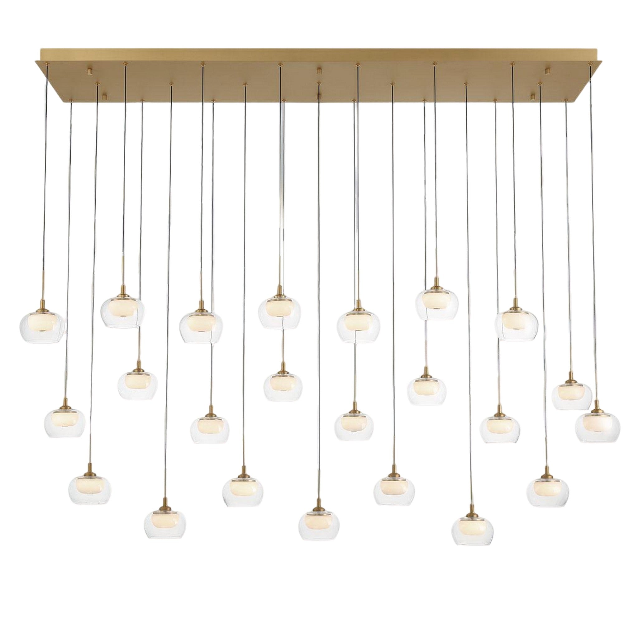MANAROLA RECTANGULAR LED CHANDELIER (MULTIPLE SIZES) - robinsonco.ca